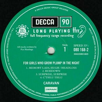 Vinyylilevy Caravan - For Girls Who Grow Plump In The Night (Reissue) (LP) - 4