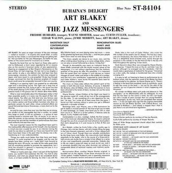Vinyl Record Art Blakey & Jazz Messengers - Buhaina's Delight (Reissue) (LP) - 3