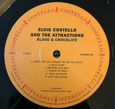 LP Elvis Costello - Blood And Chocolate (LP) - 6