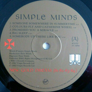 Vinyl Record Simple Minds - New Gold Dream (81-82-83-84) (LP) - 3