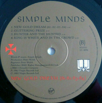 Vinyl Record Simple Minds - New Gold Dream (81-82-83-84) (LP) - 4