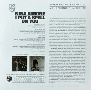 Vinyl Record Nina Simone - I Put A Spell On You (LP) - 4