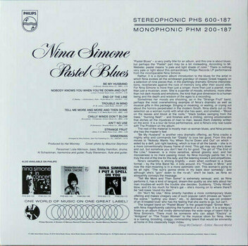 Vinyl Record Nina Simone - Pastel Blues (LP) - 4