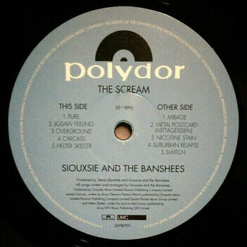 Vinyl Record Siouxsie & The Banshees - The Scream (Remastered) (LP) - 4