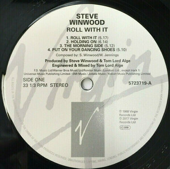 LP Steve Winwood - Roll With It (LP) - 3