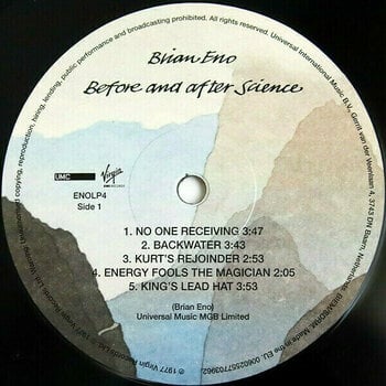Disco de vinil Brian Eno - Before And After Science (Remastered) (LP) - 2