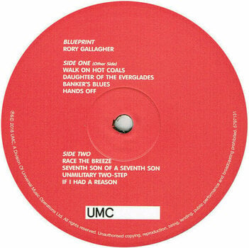 Грамофонна плоча Rory Gallagher - Blueprint (Remastered) (LP) - 4