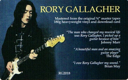 Vinyl Record Rory Gallagher - Calling Card (Remastered) (LP) - 7