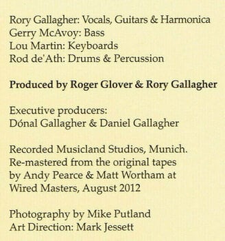 LP deska Rory Gallagher - Calling Card (Remastered) (LP) - 9