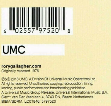 LP plošča Rory Gallagher - Calling Card (Remastered) (LP) - 10