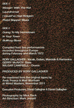 Schallplatte Rory Gallagher - Live! In Europe (Remastered) (LP) - 10