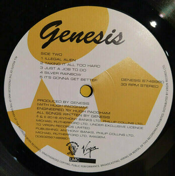 Vinyl Record Genesis - Genesis (Remastered) (LP) - 3