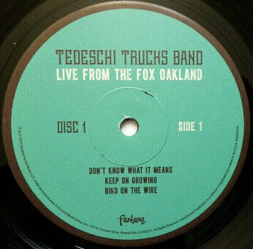 Disco de vinil Tedeschi Trucks Band - Live From The Fox Oakland (3 LP) - 7