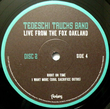 Vinyl Record Tedeschi Trucks Band - Live From The Fox Oakland (3 LP) - 10