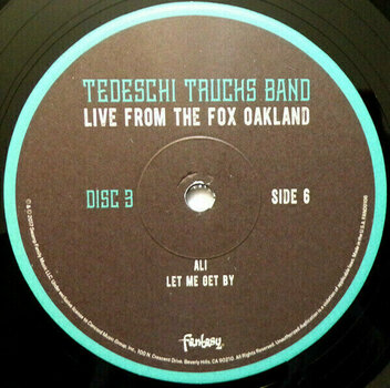 Vinyl Record Tedeschi Trucks Band - Live From The Fox Oakland (3 LP) - 12