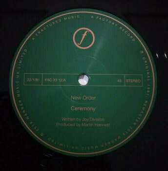 Disque vinyle New Order - Ceremony (Version 1) (LP) - 4