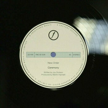 Vinyl Record New Order - Ceremony (Version 2) (LP) - 3