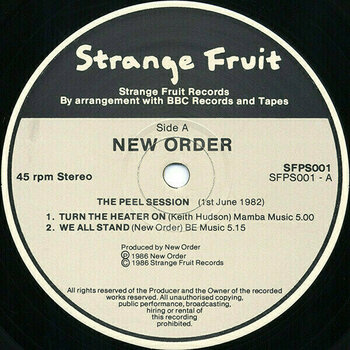 Грамофонна плоча New Order - Peel Sessions (RSD) (LP) - 3