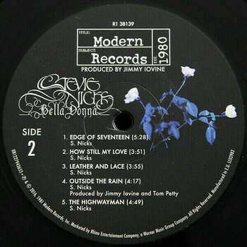 Vinyl Record Stevie Nicks - Bella Donna (Remastered) (LP) - 4