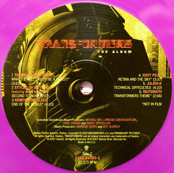 Vinyl Record Transformers - RSD - The Album (LP) - 3