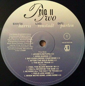 LP Harris, Ronstadt, Parton - Trio II (LP) - 5