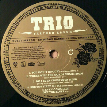 LP Harris, Ronstadt, Parton - Trio: Farther Along (2 LP) - 5