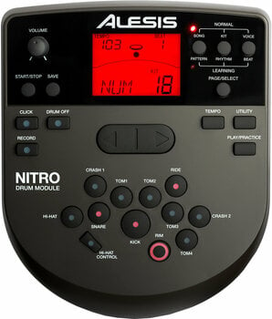 Ηλεκτρονικό Ντραμκιτ Alesis Nitro Mesh Kit Special Edition Κόκκινο ( παραλλαγή ) - 2
