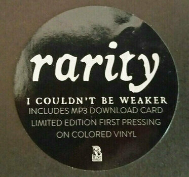 Disco de vinilo Rarity - I Couldn't Be Weaker (LP) - 7