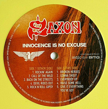 Vinyl Record Saxon - Innocence Is No Excuse (LP) - 4