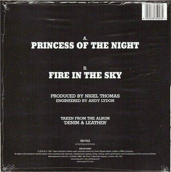 Vinyl Record Saxon - RSD - Princess Of The Night (7" Vinyl) - 2