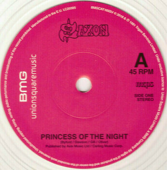 LP plošča Saxon - RSD - Princess Of The Night (7" Vinyl) - 3
