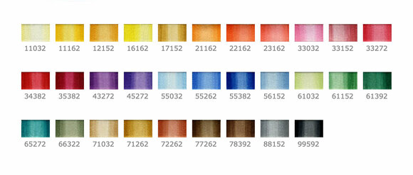 Fil de crochet Nitarna Ceska Trebova Monika Ombré 34382 Red Fil de crochet - 3