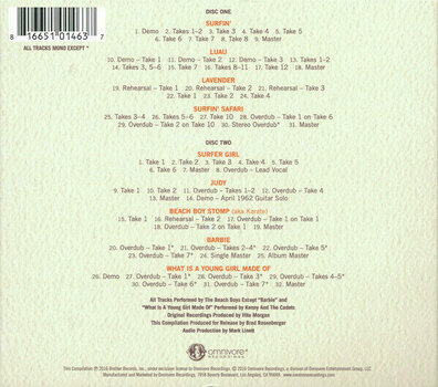 Music CD The Beach Boys - Becoming The Beach Boys: The Complete Hite & Dorinda Morgan Sessions (2 CD) - 2