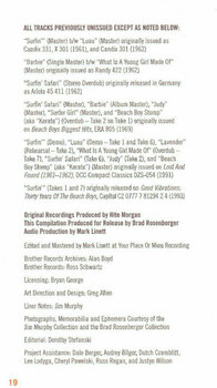 Music CD The Beach Boys - Becoming The Beach Boys: The Complete Hite & Dorinda Morgan Sessions (2 CD) - 10