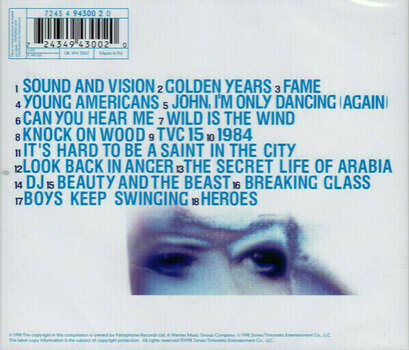 David Bowie CD Display Limited Edition - The Best Of David Bowie 1974/1979