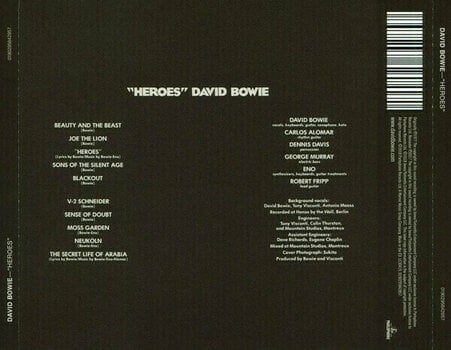 Music CD David Bowie - Heroes (2017 Remastered Version) (CD) - 11