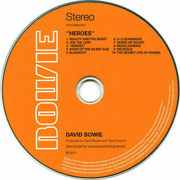 CD диск David Bowie - Heroes (2017 Remastered Version) (CD) - 2