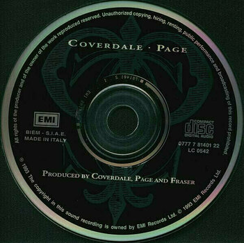 Muziek CD Coverdale Page - Coverdale Page (CD) - 3