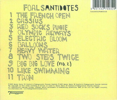 CD de música Foals - Antidotes (CD) - 2