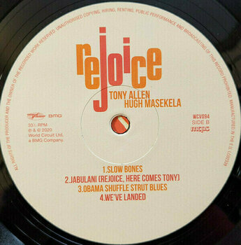 Vinyl Record Tony Allen & Hugh Masekela - Rejoice (LP) - 6