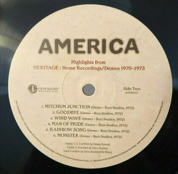 Disque vinyle America - Highlights From Heritage: Home Recordings/Demos 1970-1973 (LP) - 5
