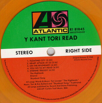 Płyta winylowa Tori Amos - Y Kant Tori Read (RSD) (Orange Vinyl) (LP) - 4