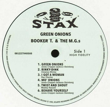 Vinyl Record Booker T. & The M.G.s - Green Onions (LP) - 4