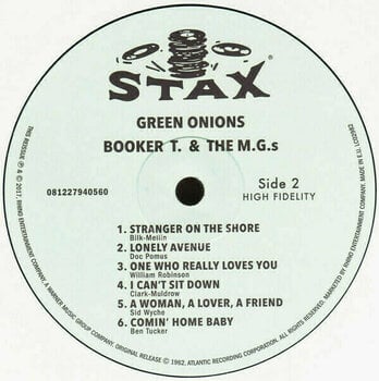 Vinyl Record Booker T. & The M.G.s - Green Onions (LP) - 5
