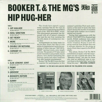 Vinüülplaat Booker T. & The MG's - Hip Hug-Her (LP) - 2