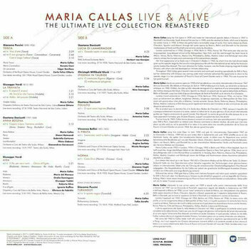 Disco in vinile Maria Callas - Maria Callas Live & Alive (LP) - 2