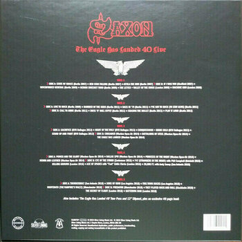 Płyta winylowa Saxon - The Eagle Has Landed 40 (Live) (5 LP) - 3