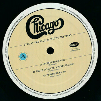 Vinyl Record Chicago - Live At The Isle Of Wight Festival (2 LP) - 3