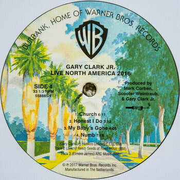 Vinyl Record Gary Clark Jr. - Live North America 2016 (2 LP) - 7