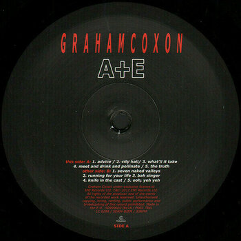 Vinyylilevy Graham Coxon - A+E (LP) - 5
